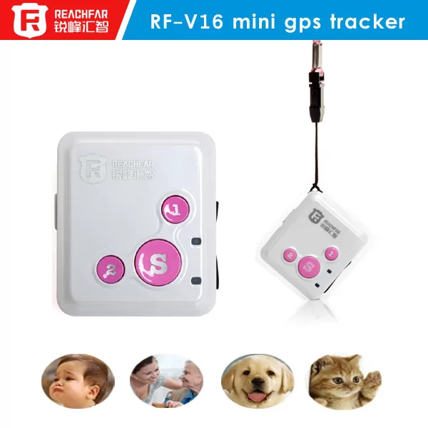mini personal children gps tracker kids necklace gps RF-V16